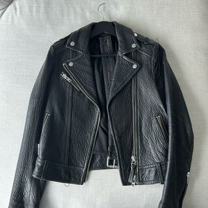 Mackage (Exclusive to Aritzia) Black Leather Jacket (XS)